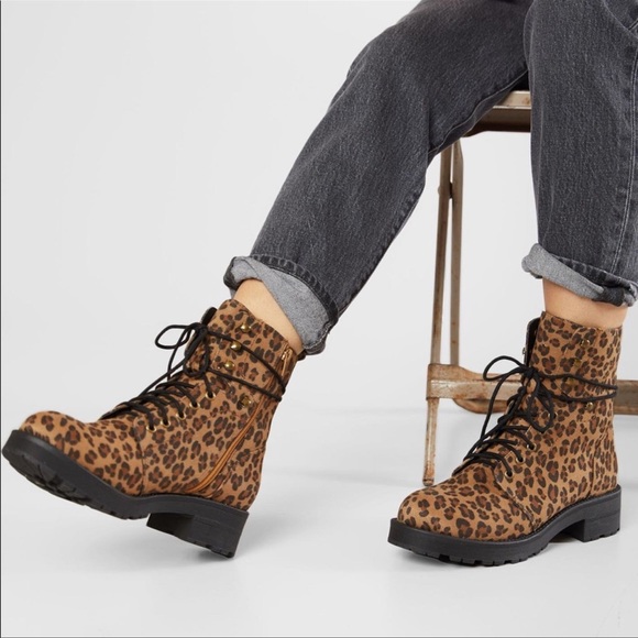MIA LEOPARD BOOTS - Picture 2 of 7
